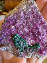 Cobalto Calcite & Malachite Cluster SKU 25028