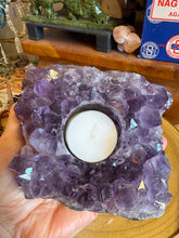 Amethyst Cluster Candleholder SKU 26334