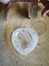 Clear Quartz Heart Shaped Worry Stone SKU 26085A