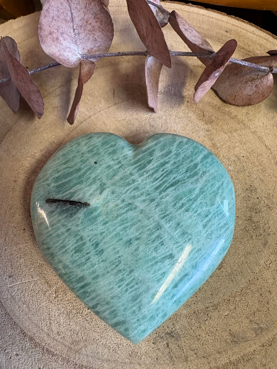 Amazonite Heart SKU 26098