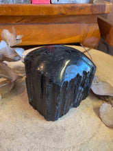 Black Tourmaline Part Polished Chunk SKU 24176