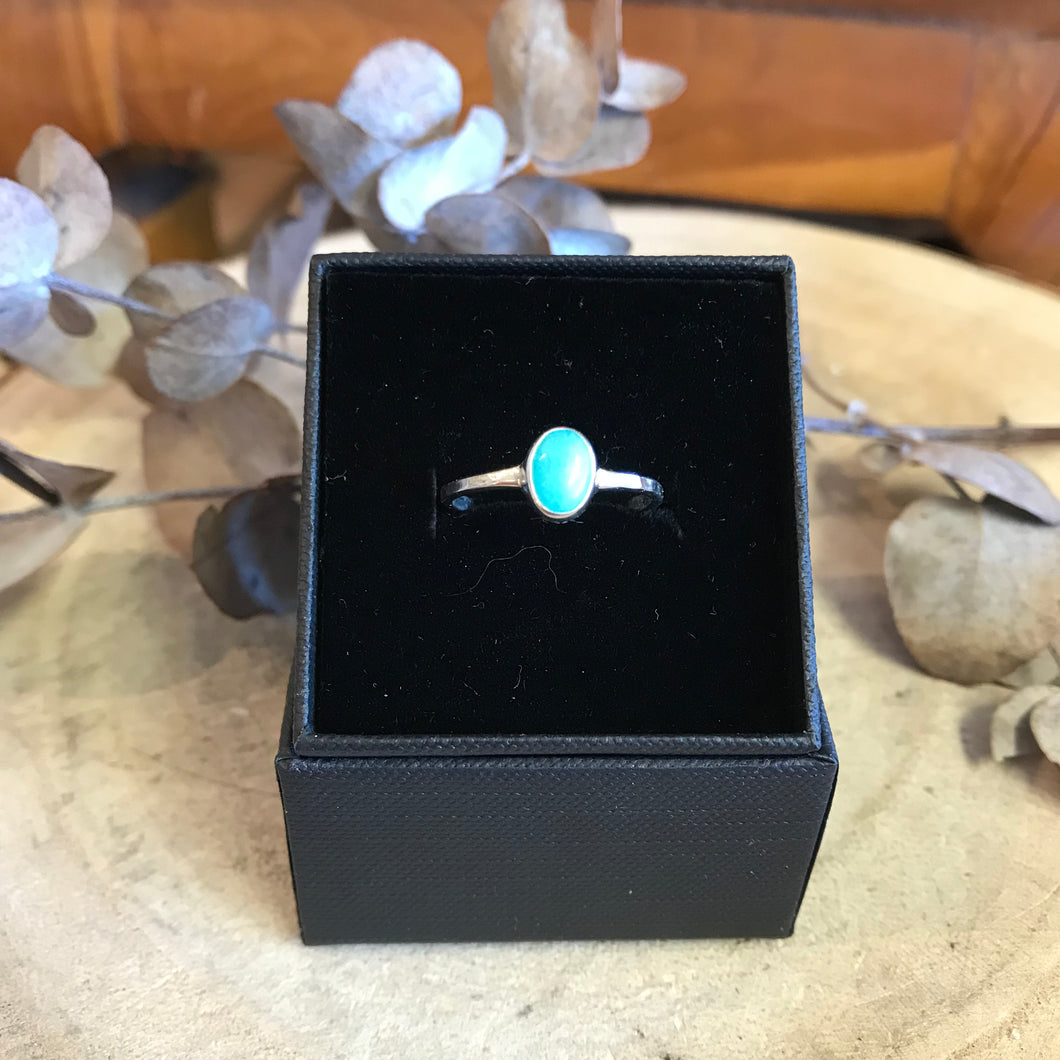 Sterling Silver Amazonite Ring SKU 23872
