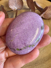 Serpentine & Stichtite Palm Stone SKU 25742