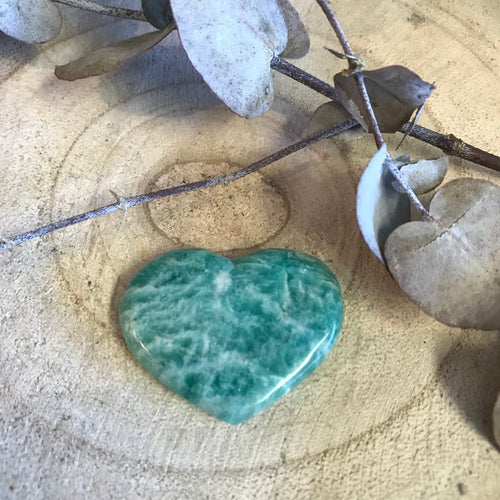 Amazonite Heart SKU 22347