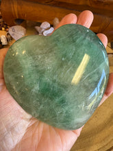 Green Fluorite Heart SKU 24543