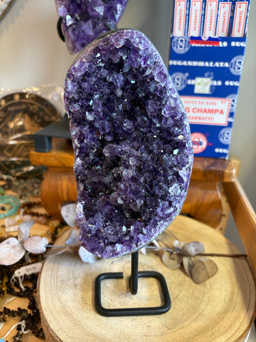 Amethyst Cluster on Stand SKU 24448