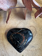 Black Tourmaline & Hematite Heart SKU 25979
