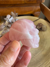Rose Quartz Skull Carving SKU 24631