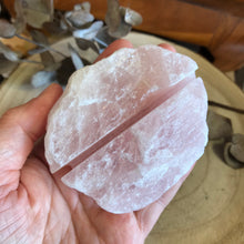Rose Quartz Chunk Business Card Holder SKU 23153