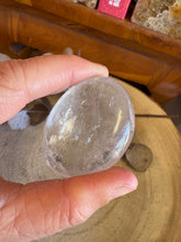 Clear Quartz Palm Stone SKU 24132