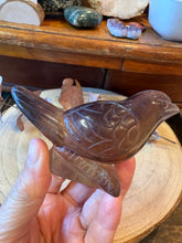 Yellow & Purple Fluorite Bird Carving SKU 26615YPF