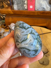 Moss Agate Egg SKU 24174