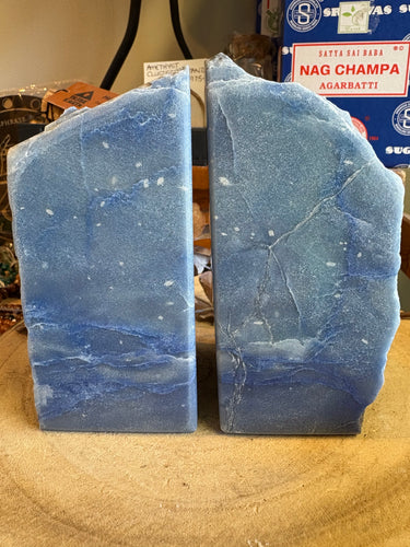 Blue Quartz Bookends SKU 25099