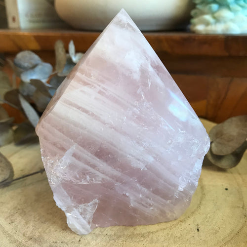 Rose Quartz Base Cut Point SKU 22906