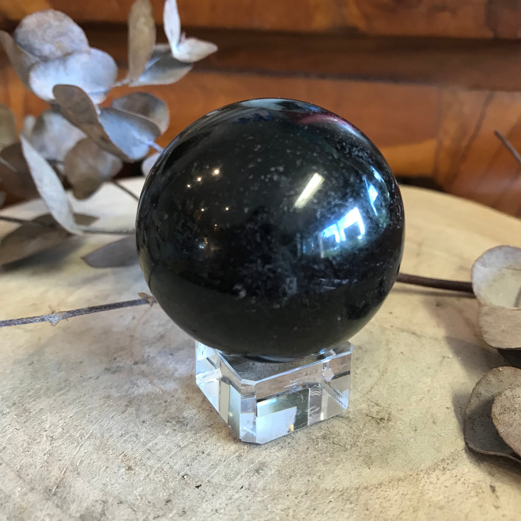 Black Tourmaline Sphere SKU 23317