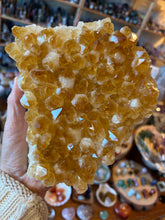 Citrine Cluster in Wooden Stand SKU 24909