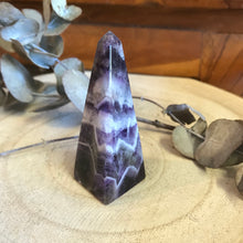 Chevron Amethyst Obelisk SKU 22449