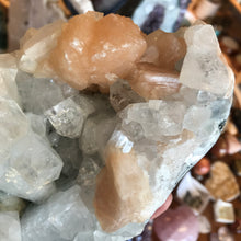 Glass Apophyllite & Stilbite Cluster SKU 22813