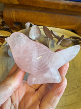 Rose Quartz Bird Carving SKU 26506
