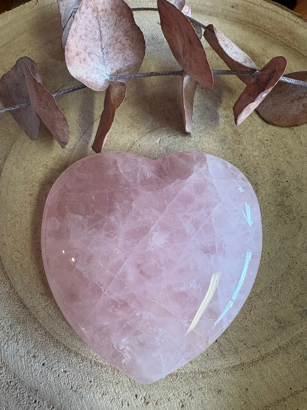 Rose Quartz Heart SKU 26097