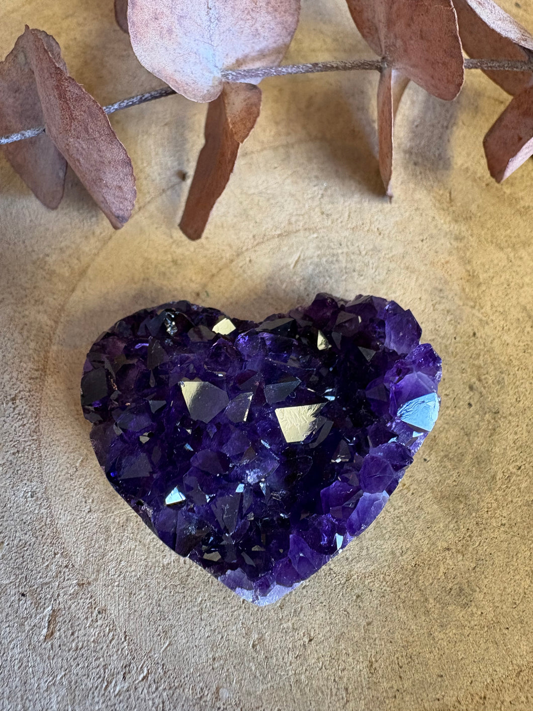 Amethyst Cluster Heart SKU 26287