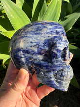 Sodalite Skull Carving SKU 26581