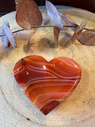 Carnelian Heart Shaped Trinket Bowl SKU 26695