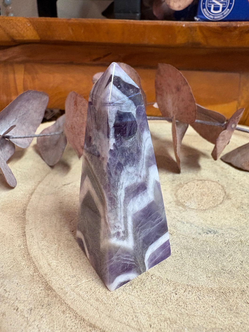 Chevron Amethyst Obelisk SKU 26084A