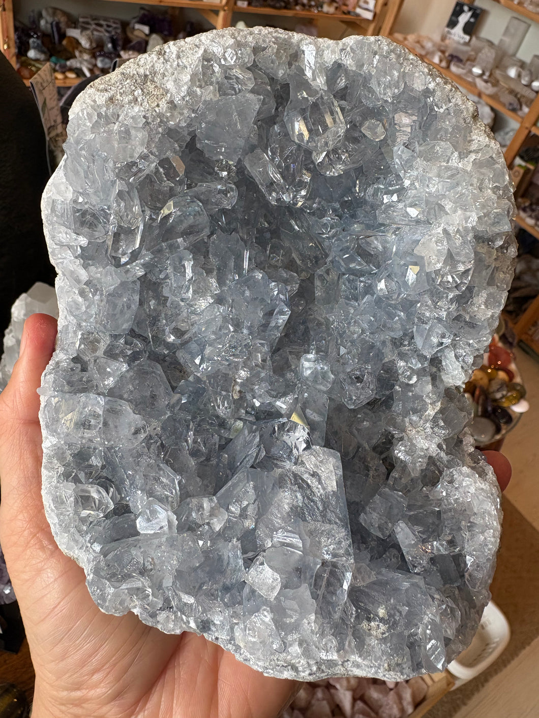 Celestite Cluster SKU 25550