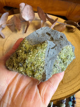 Peridot on Basalt Specimen SKU 26311