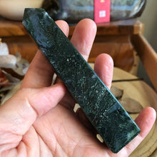 Moss Agate Obelisk SKU 23341