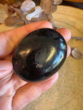 Black Tourmaline Palm Stone SKU 25268