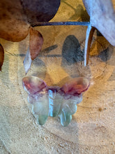 Rainbow Fluorite Butterfly Carving SKU 26648