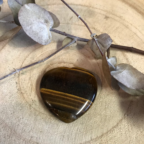 Tiger Eye Heart SKU 22508A