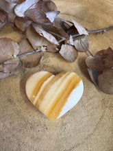 Orange Calcite Heart SKU 24948