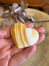 Orange Calcite Heart SKU 24948