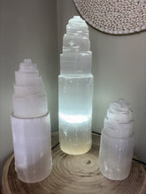 Selenite Tower Lamps