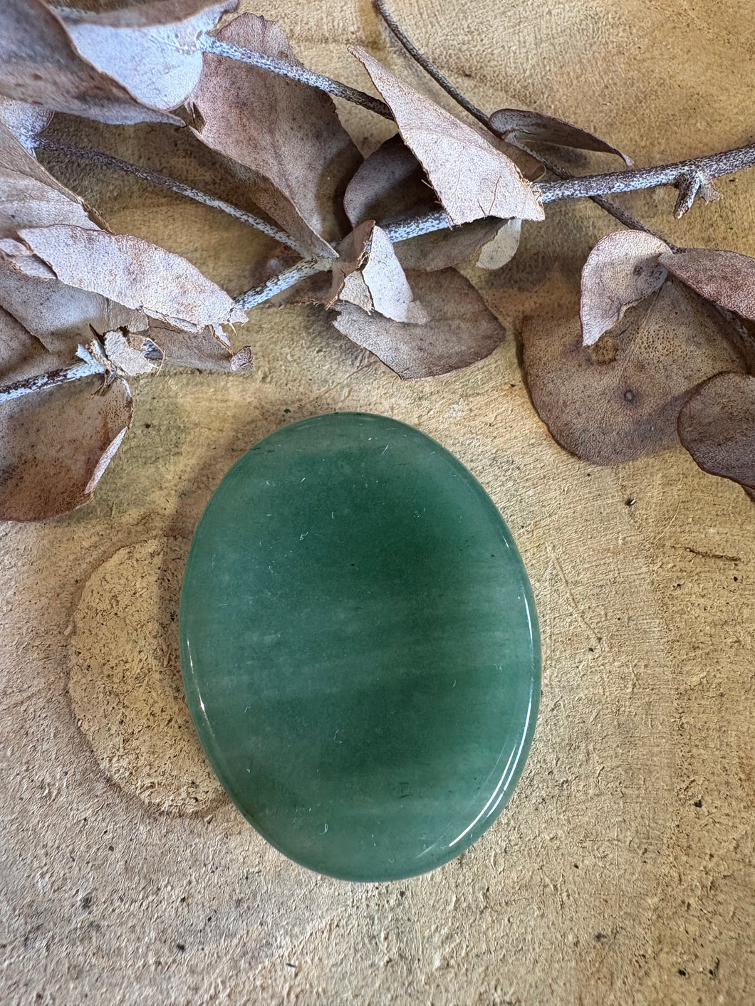 Green Aventurine Worry Stone SKU 25081B