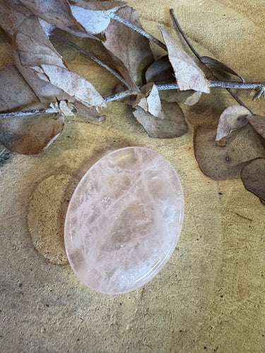 Rose Quartz Worry Stone SKU 25078D