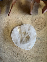 Clear Quartz Heart Shaped Worry Stone SKU 26085