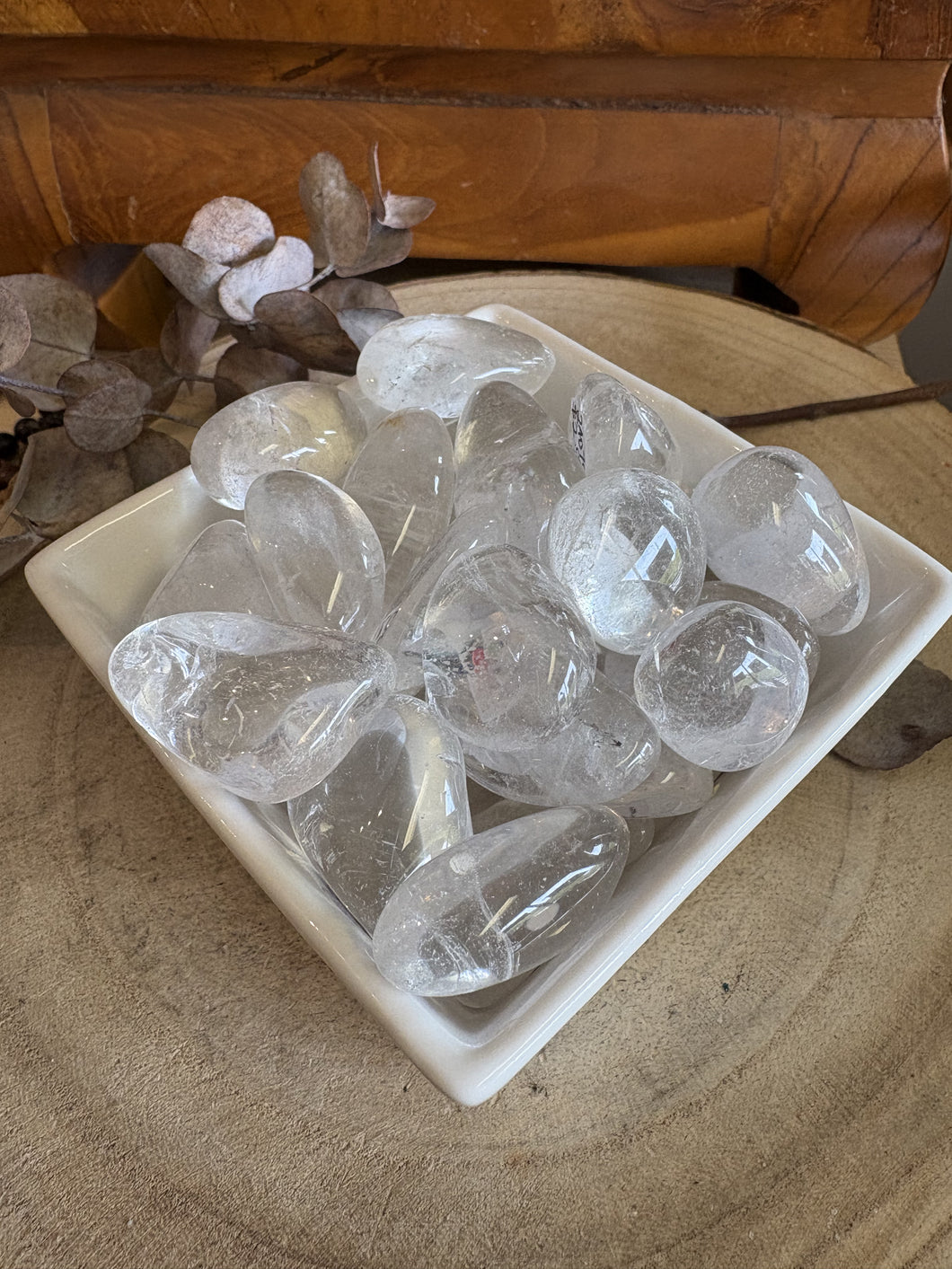 Clear Quartz Tumblestones SKU 24079