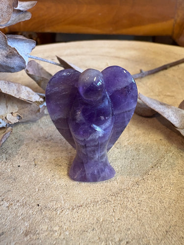 Amethyst 4cm Angel SKU 25146