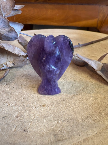 Amethyst 4cm Angel Carving SKU 25146A