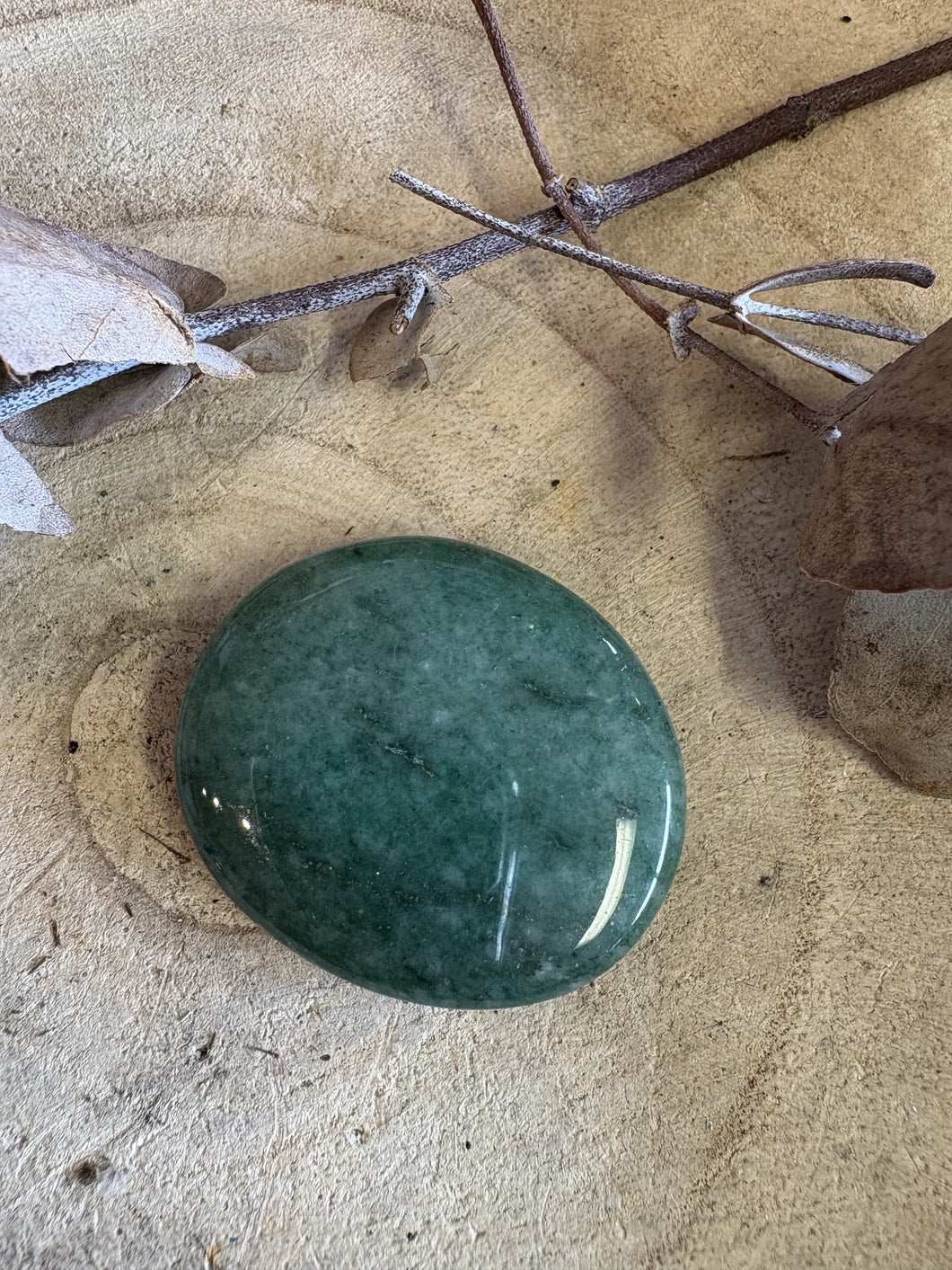 Green Aventurine Smooth Stone SKU 24274B