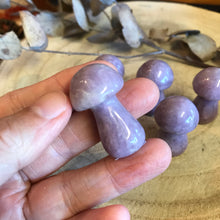 Crystal Mushroom Carvings