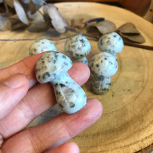 Crystal Mushroom Carvings