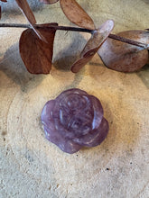 Rose Quartz Rose Carving SKU 26731