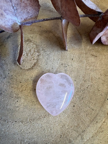 Rose Quartz Small Heart SKU 25654D