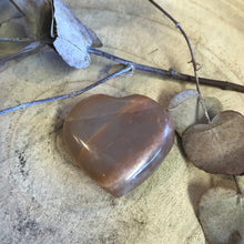 Peach Moonstone Heart SKU 23637A