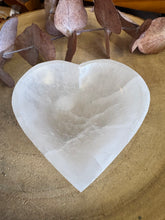 Selenite Heart Bowl SKU 24985